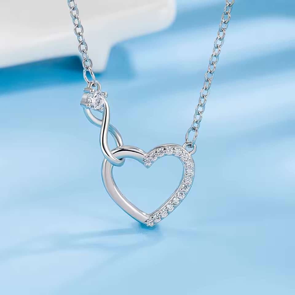 925 Sterling Silver 18k Gold Plated Necklace 