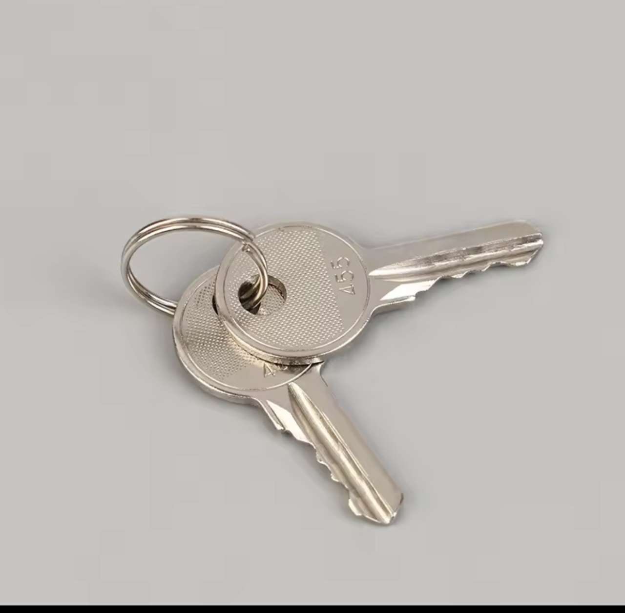 House Key 🔑 2PC 455 Key Round Head Three-speed Selector Key 