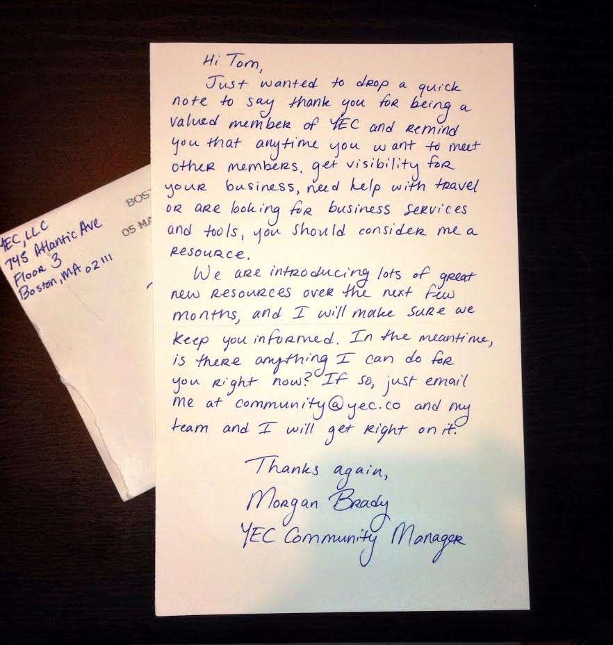 Handwritten Letter