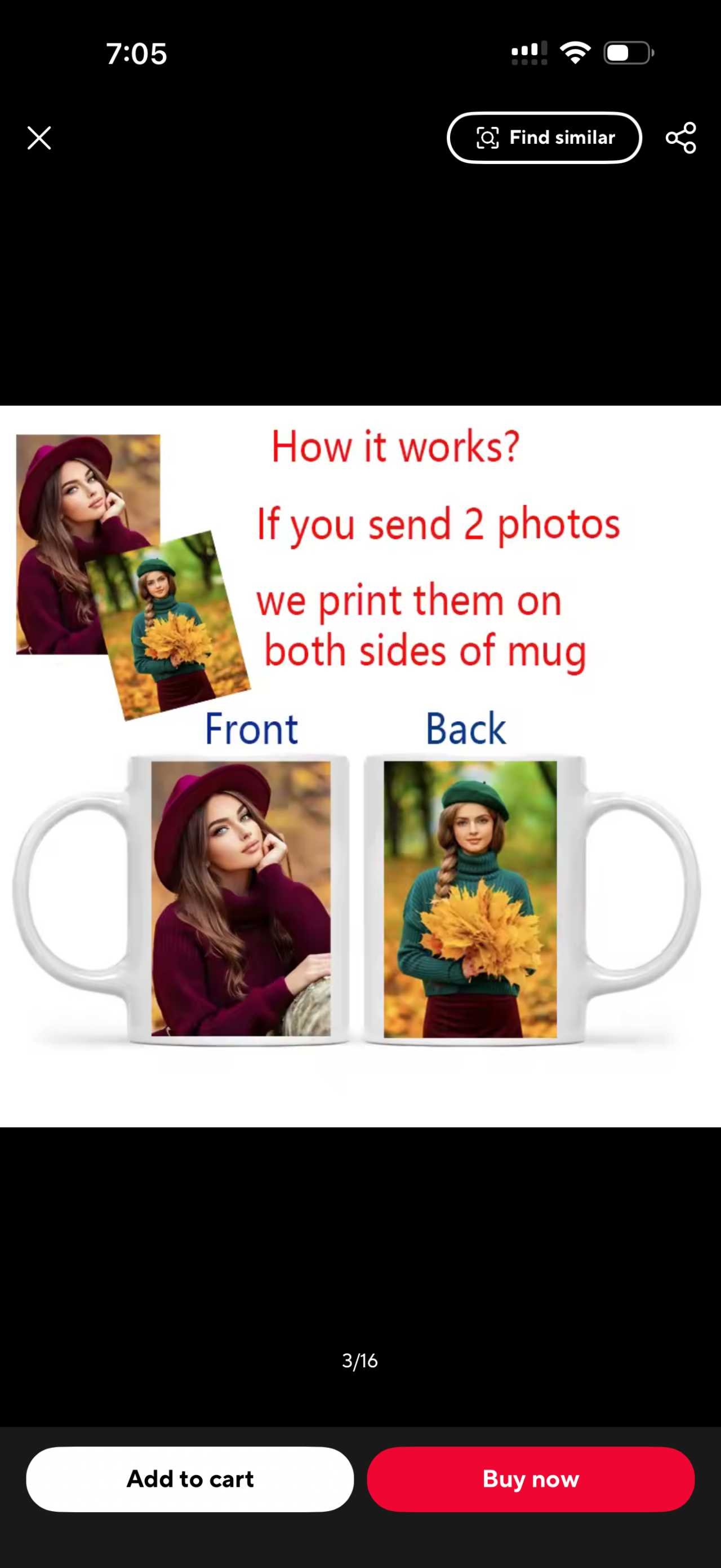 Customize Photo Black Coffee Mug - Personalized Dog Cat Familay Lover Photos Cup Tea Cup with Names 
