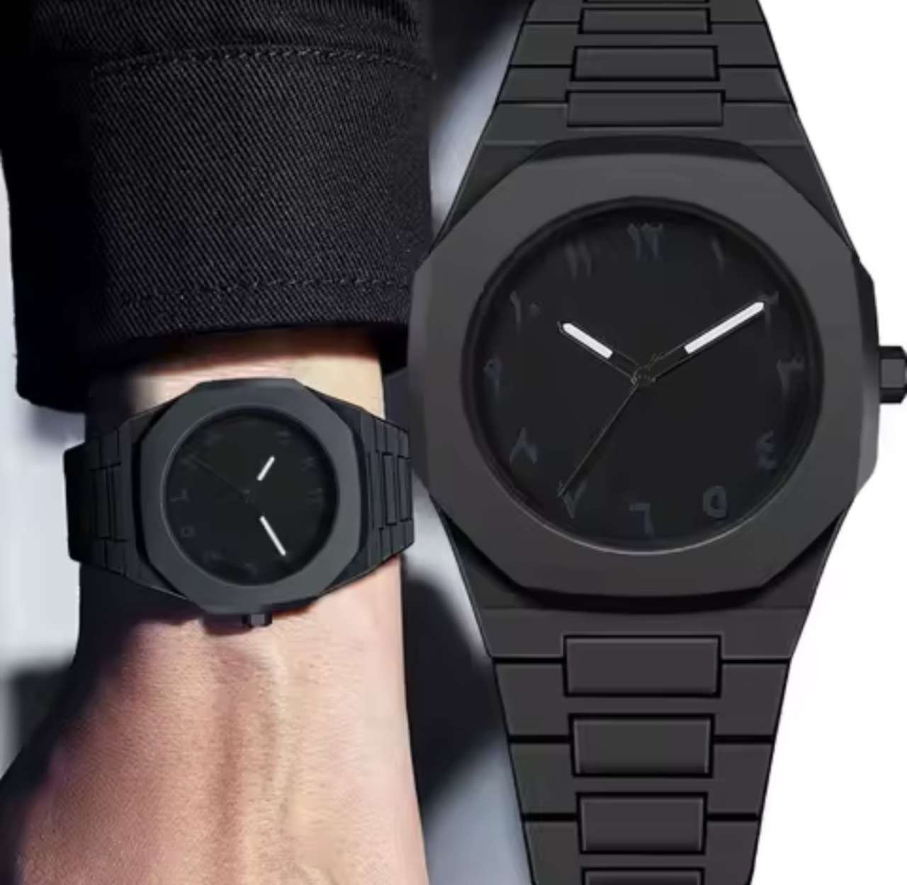 New Men Watches Modern Simple Creative Sports and Leisure Watch Creative Design Waterproof Quartz Mo