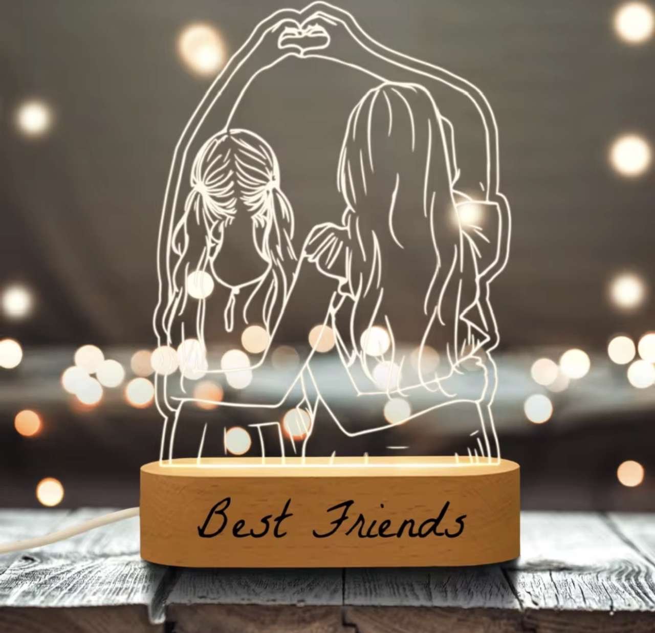 Personalized Gift Photo 3D Lamp Customized Wedding Anniversary Valentines Day Gift Night Light Pictu