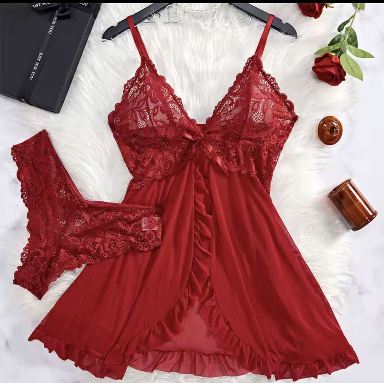 A Set Pink Cute Women Sweet Nightdress And Panty Pijamas Suit Sleeveless Halter Nightgown Short Sets
