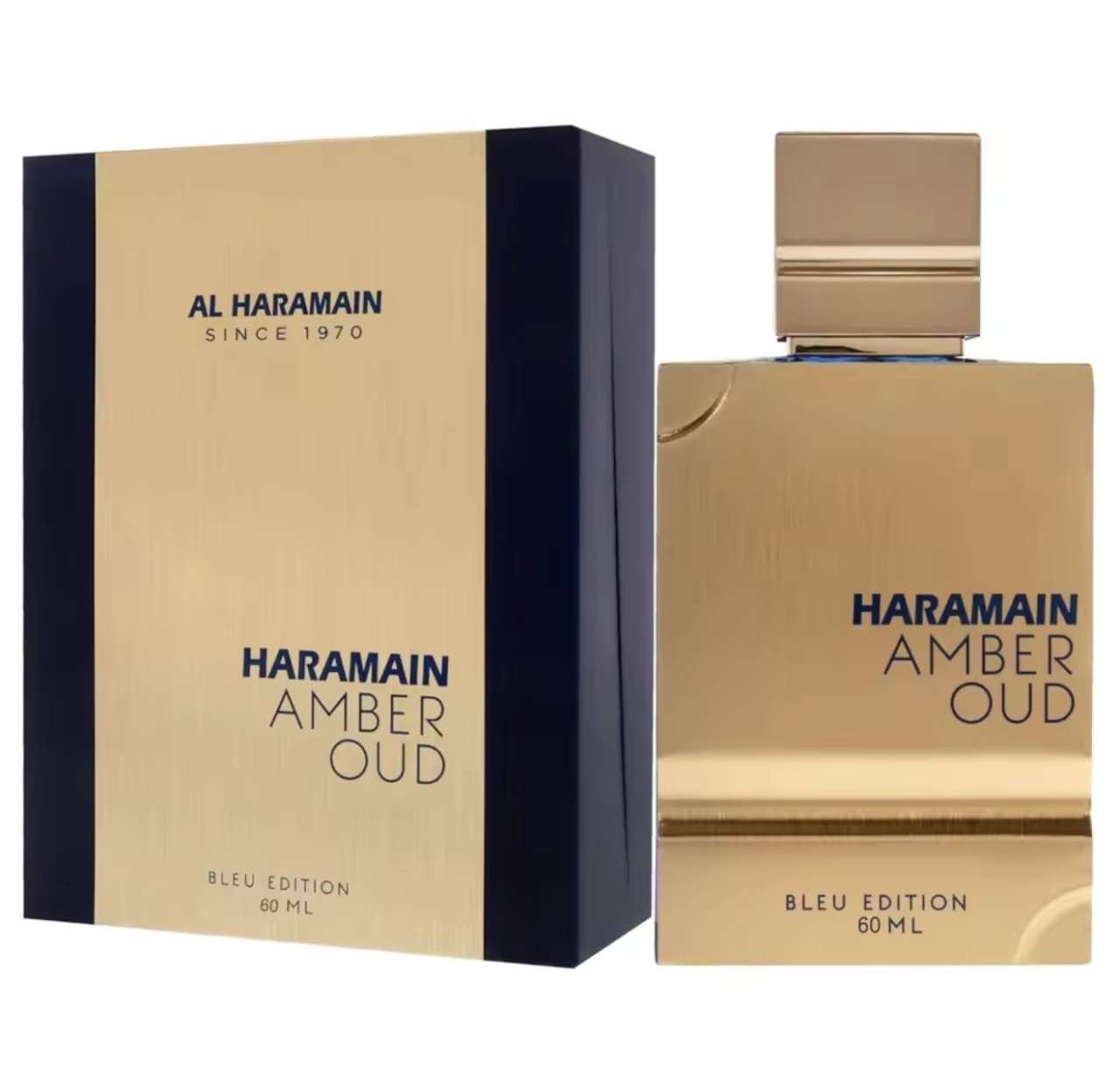 AL HARAMAIN Amber Oud Blue Edition Eau De Parfum 60ml Unisex Arabian Perfume for Women and Men Long 