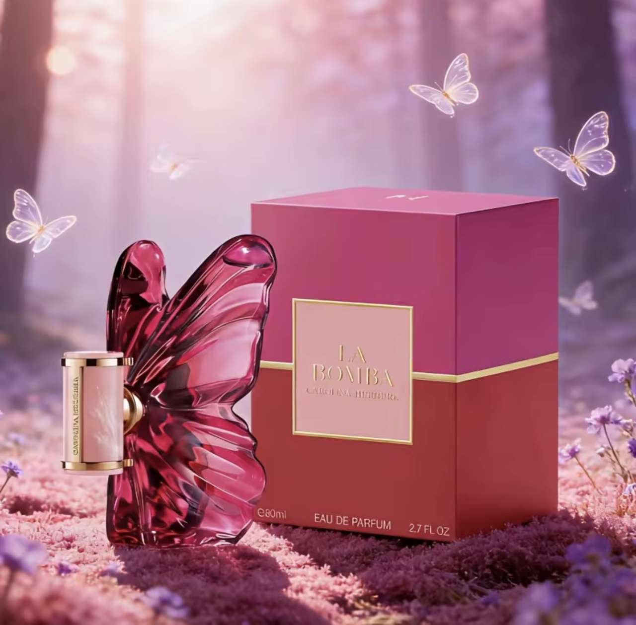 L. A Bomb. a 2.7oz80ml women's perfume, fresh flower and fruit fragrance, lasting fragrance, suitabl