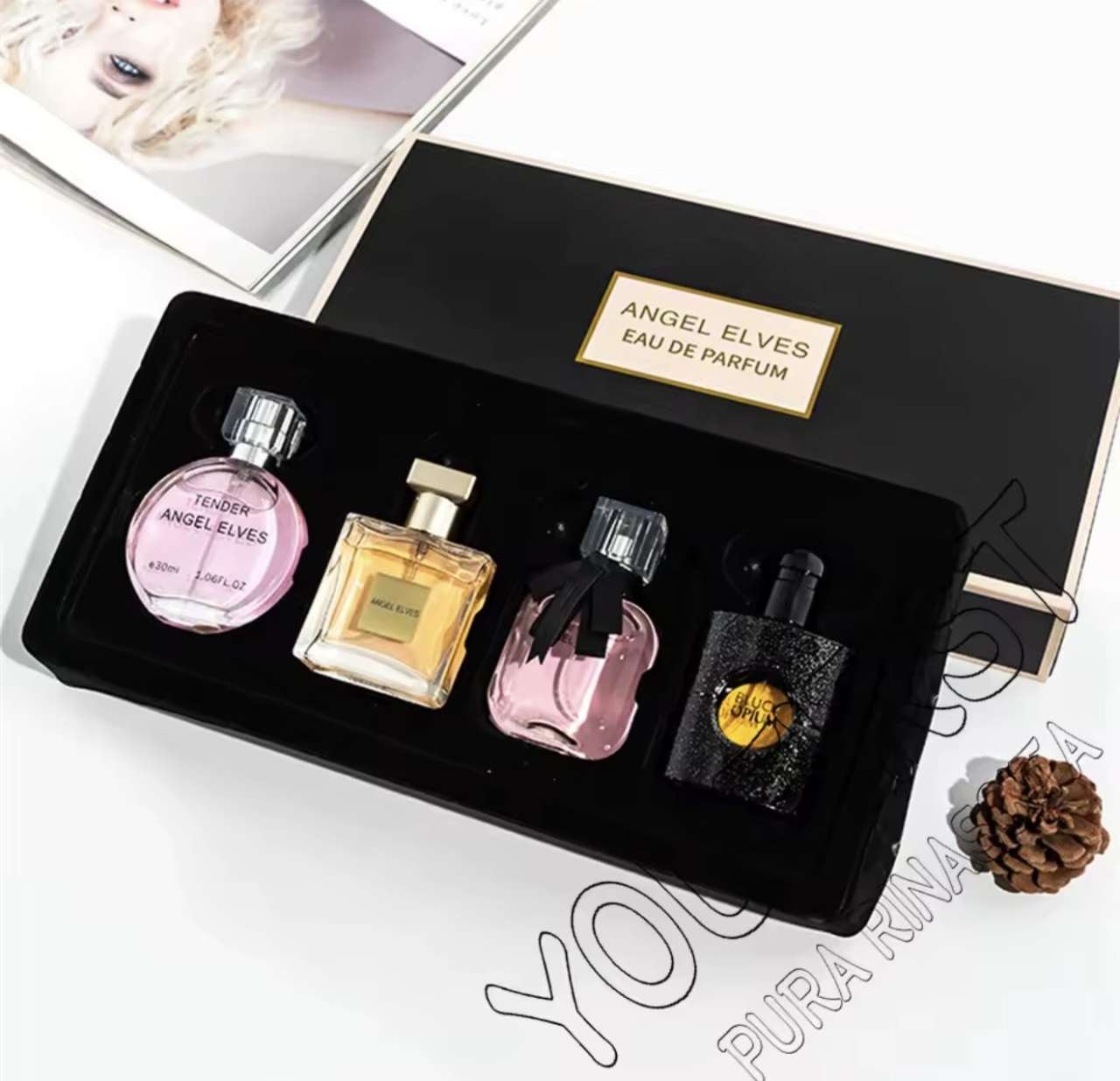 High Quality Perfume Women 120ml Perfumes Feminino Gift Box 4Pcs Set Parfum Femme Lasting Fragrance 