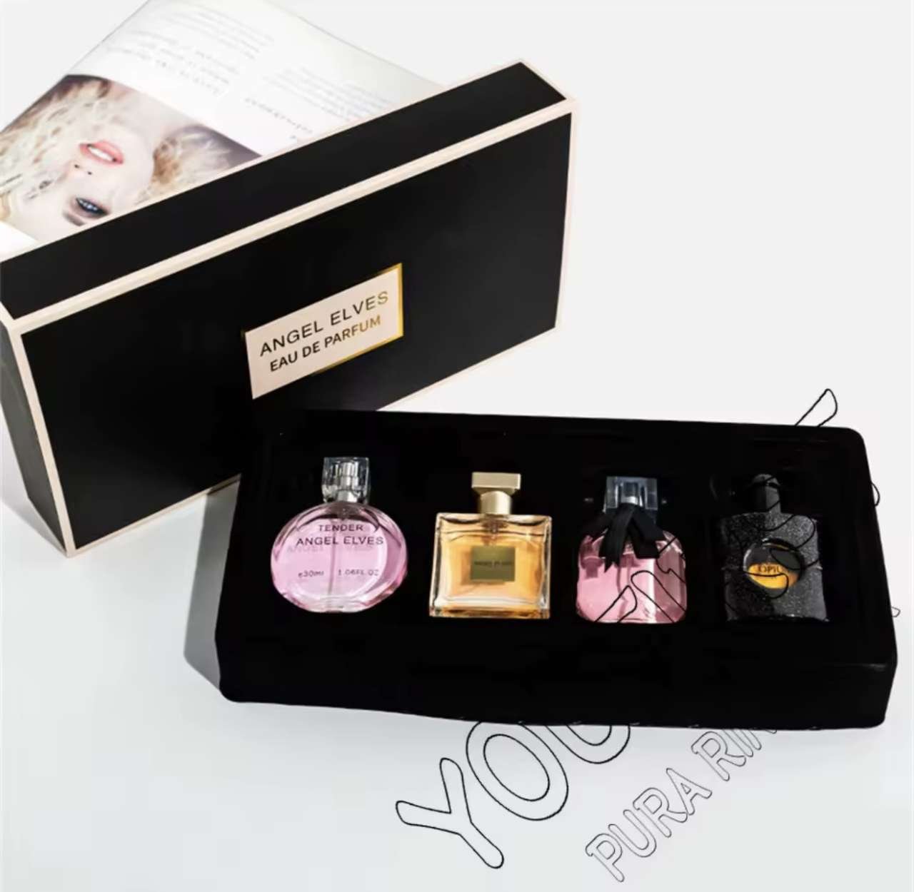 High Quality Perfume Women 120ml Perfumes Feminino Gift Box 4Pcs Set Parfum Femme Lasting Fragrance 