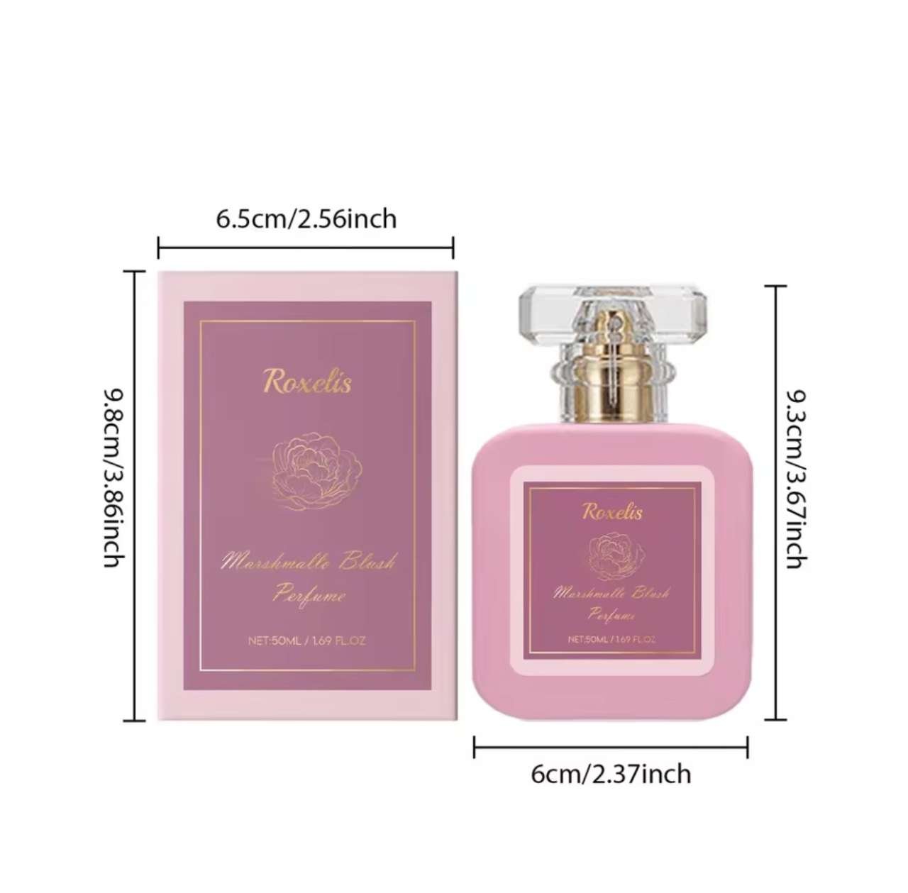 Roxelis Campanula Women's Perfume Eau de Parfum Long-Lasting Bluebell Jasmine Musk Scent Fresh Elega