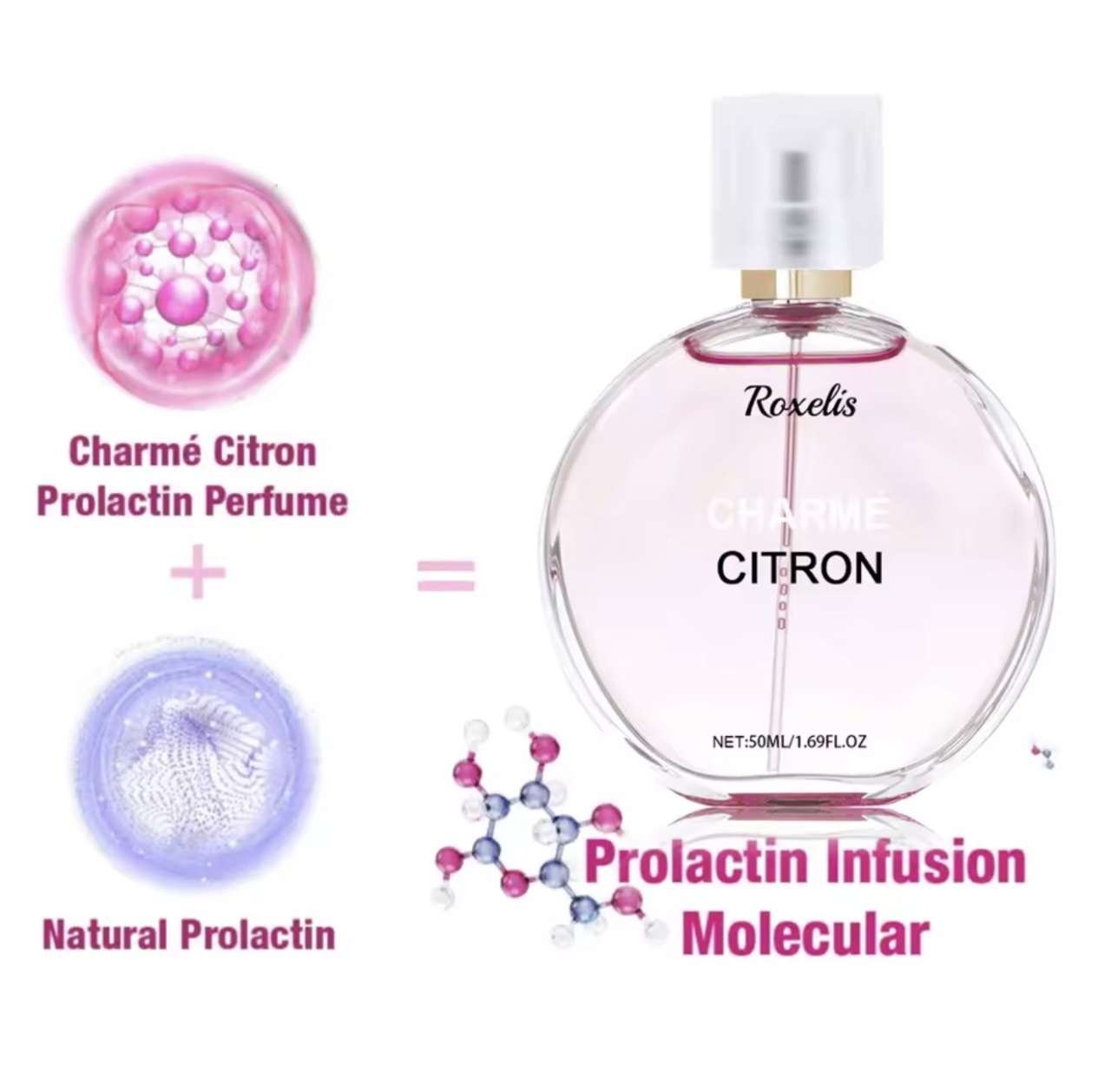 Women's Perfume - Elegant Charming Floral Scent Long Lasting Fresh Mild Non-Irritating, Subtle Fragr