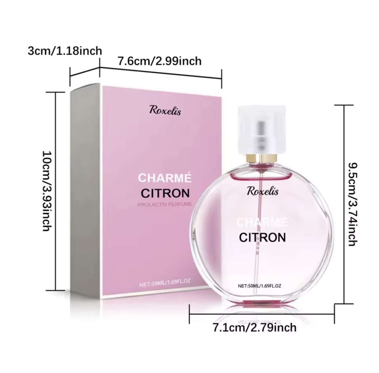 Women's Perfume - Elegant Charming Floral Scent Long Lasting Fresh Mild Non-Irritating, Subtle Fragr