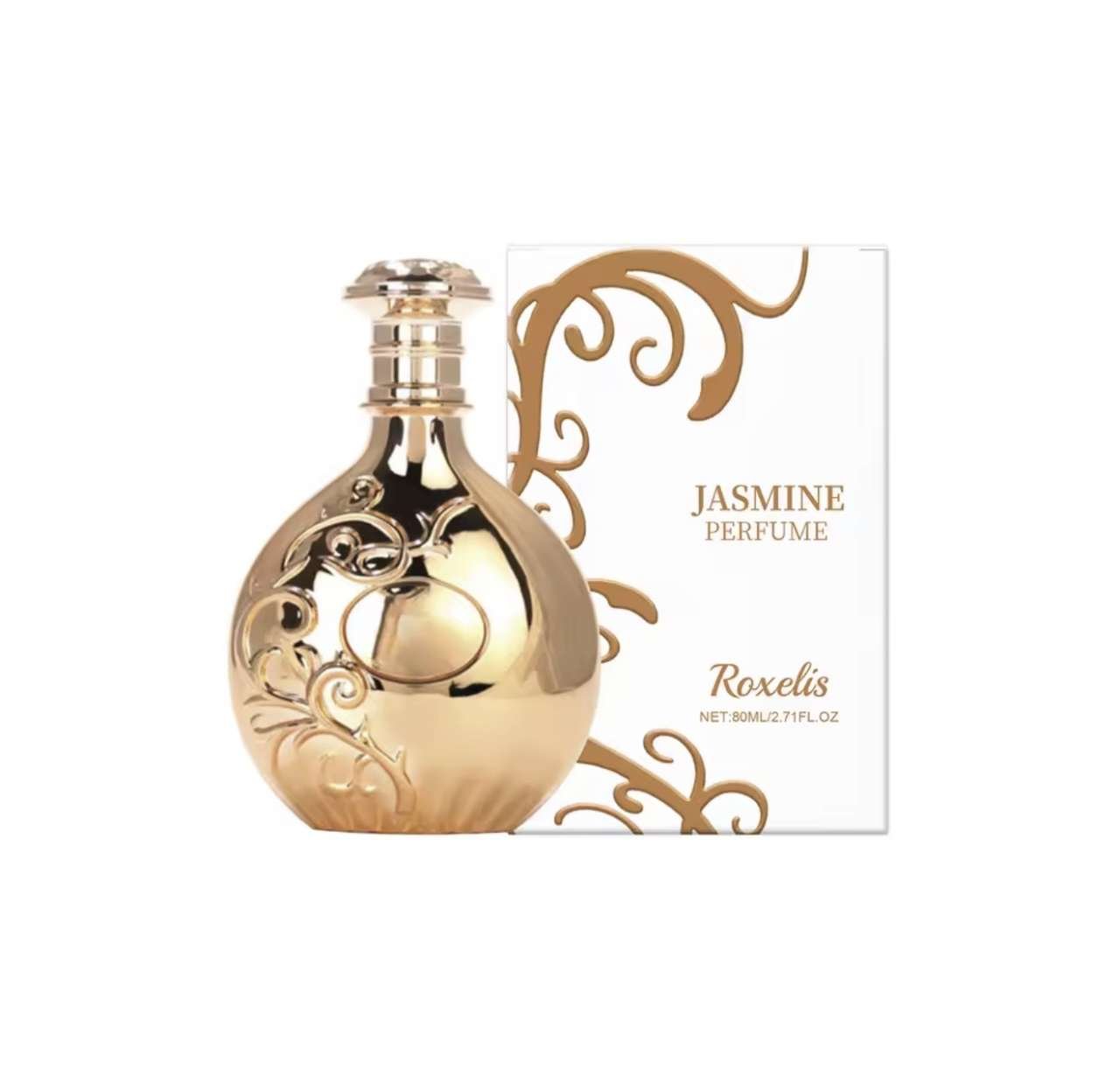 Jasmine Perfume - Fresh Jasmine as Main Note, Long-Lasting Fragrance to Enhance Elegant Temperament 