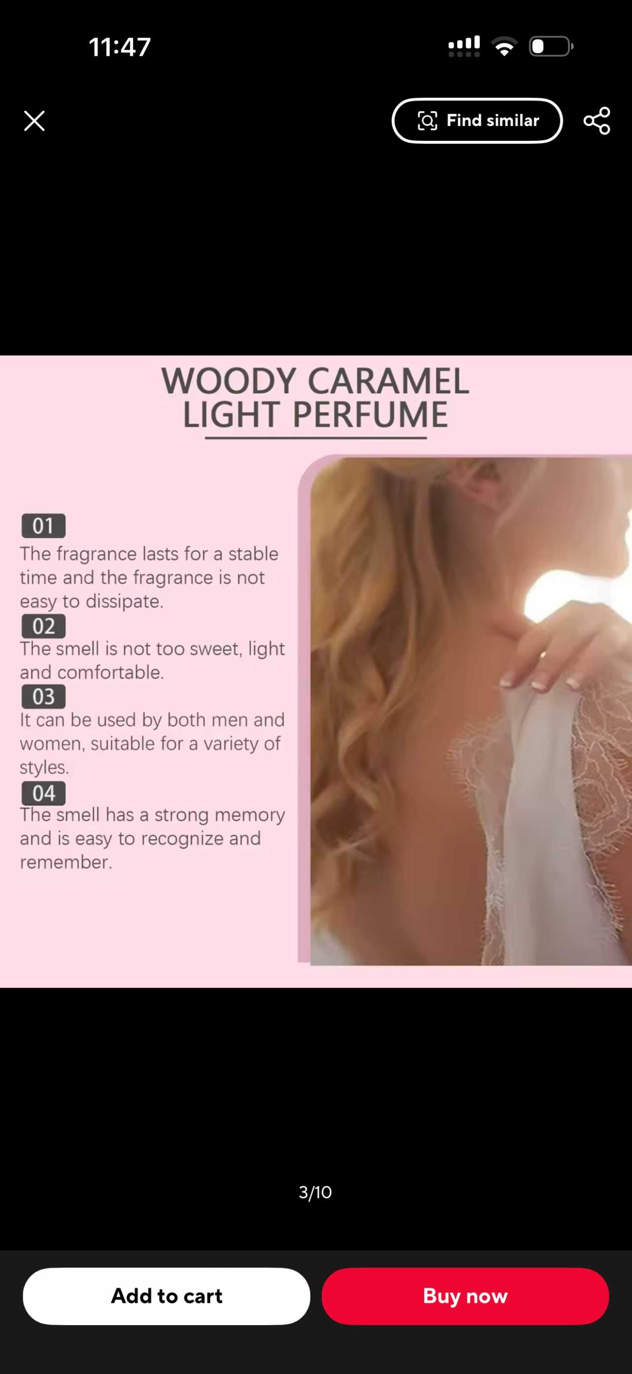 Woody Caramel Perfume - Natural Fresh Scent, Long-Lasting, Perfect for Daily & Dating, Travel-Size