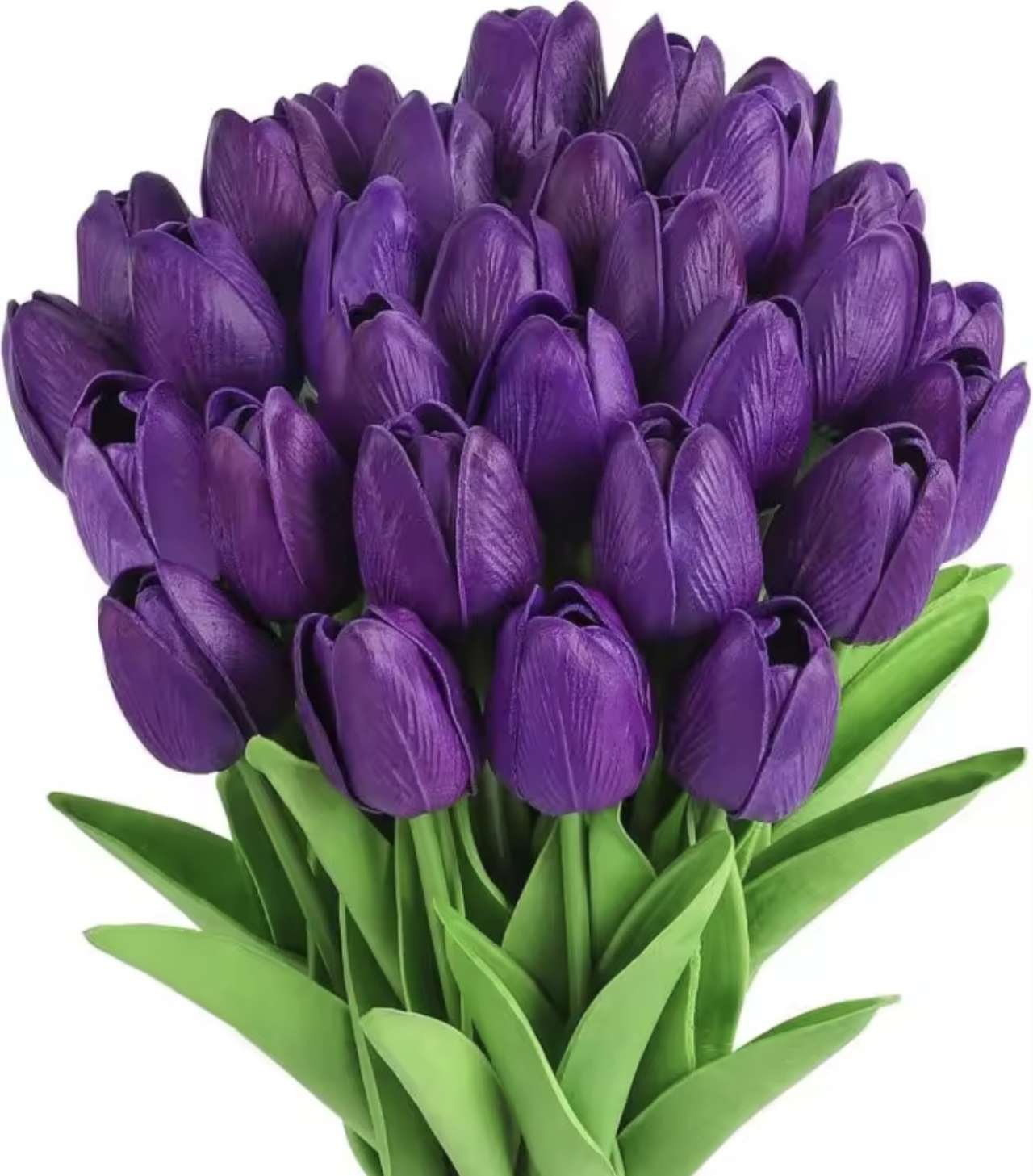 10Pcs Artificial Flower Realistic Touch Tulip Scrapbooking Vase Home Decor Wedding Garden Arch Garla
