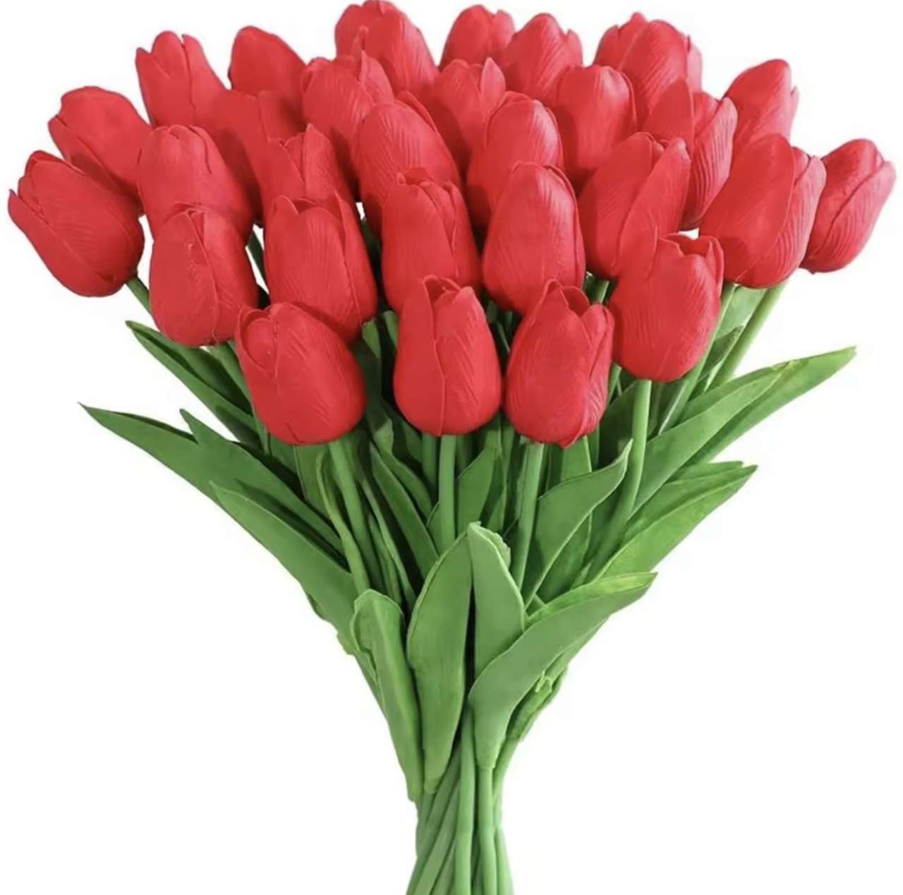 10Pcs Artificial Flower Realistic Touch Tulip Scrapbooking Vase Home Decor Wedding Garden Arch Garla