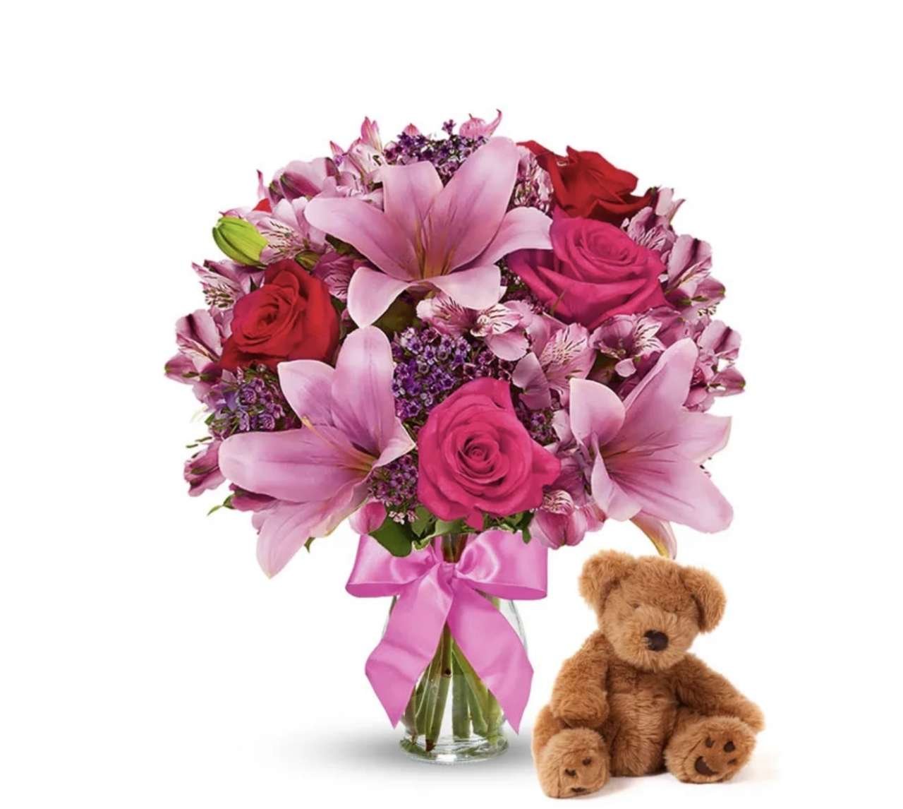 Flower 💐 & Teddy Bear 🧸 US 🇺🇸ONLY 