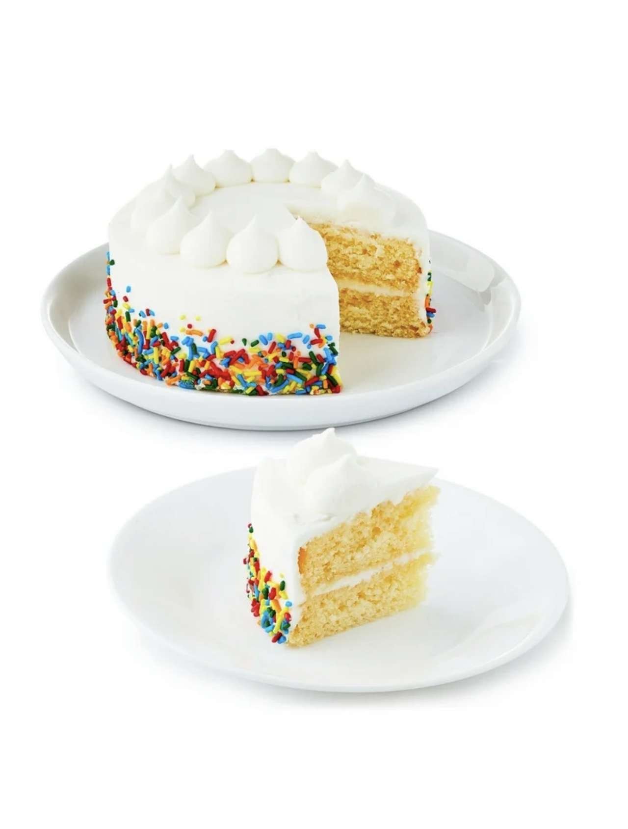 🇺🇸 ONLY . Freshness Guaranteed 5-Inch Double Layer Vanilla Cake, 15.9 oz