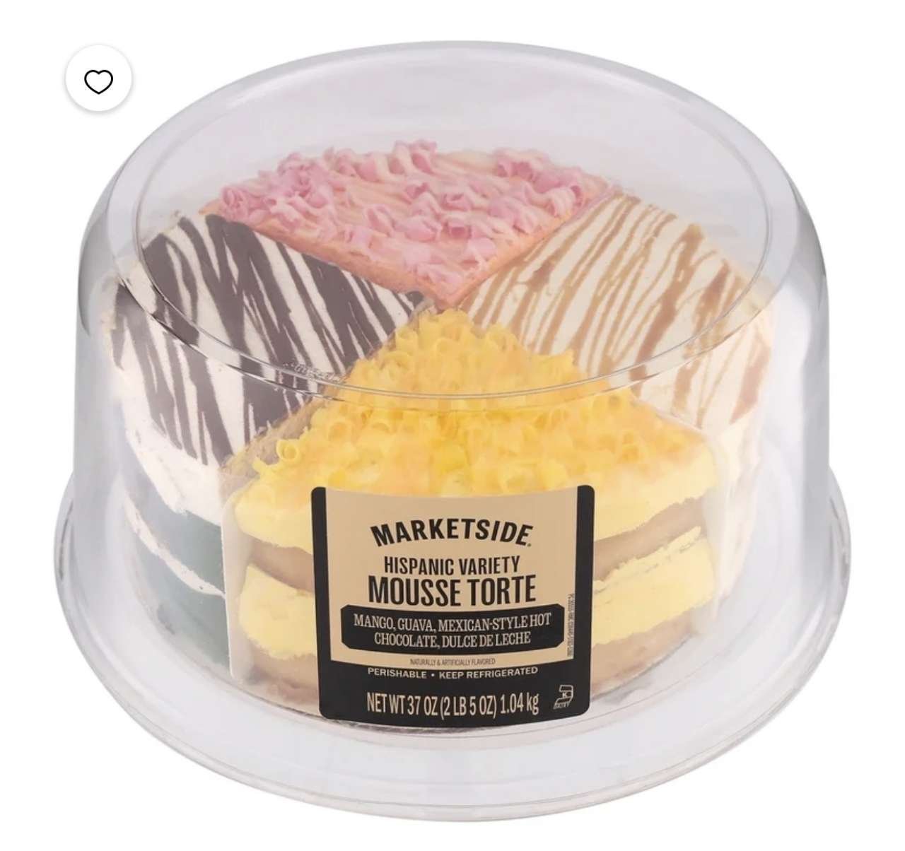 🇺🇸 ONLY - Marketside 8-Inch Variety Mousse Torte, Hispanic Flavors, Fresh Cake, 37 oz